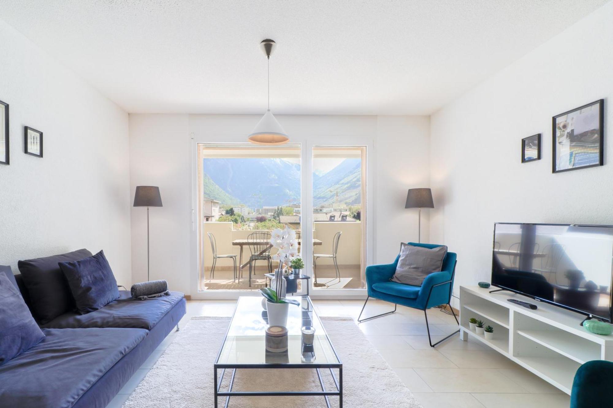 Nice Apartment Ideally Located In Martigny Eksteriør billede