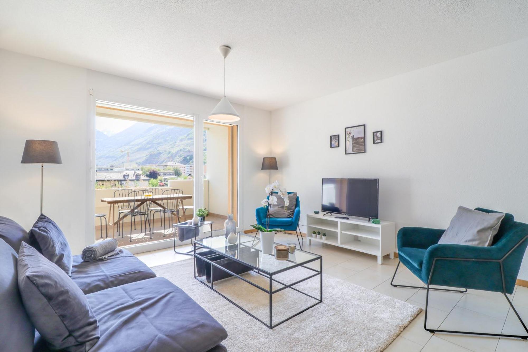 Nice Apartment Ideally Located In Martigny Eksteriør billede