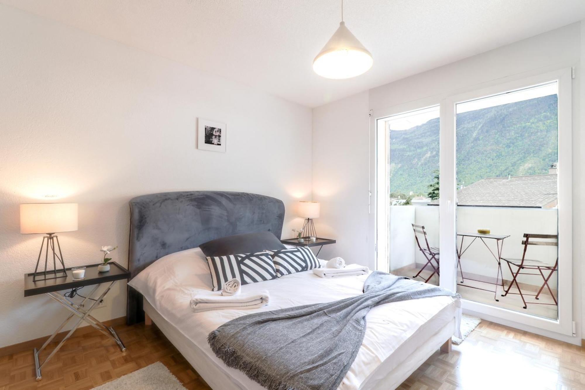 Nice Apartment Ideally Located In Martigny Eksteriør billede